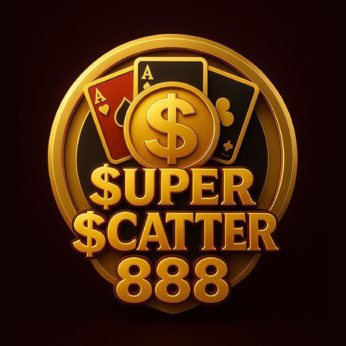App banner showing Super Scatter 888 mobile app for Android and iOS