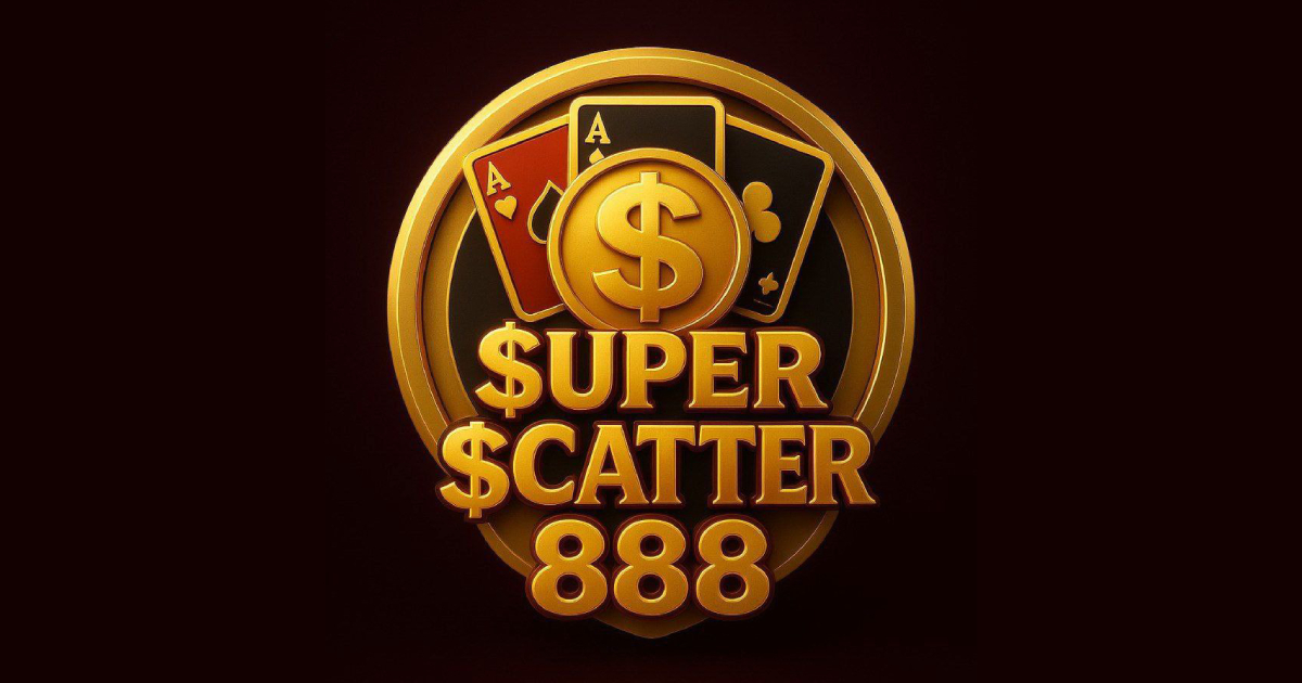 Main banner showing SuperScatter888 platform with GCash gaming and mobile access
